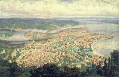 Southampton in het jaar 1856
